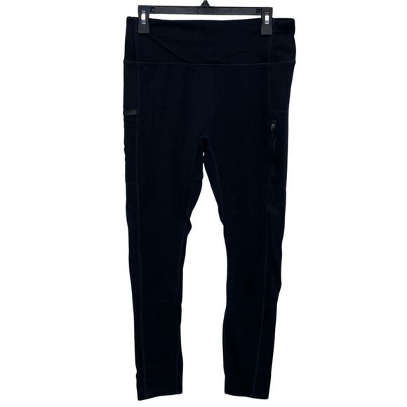 Fabletics motion 365 black athletic leggings with zippers and phone pocket XL #7 - Picture 1 of 11
